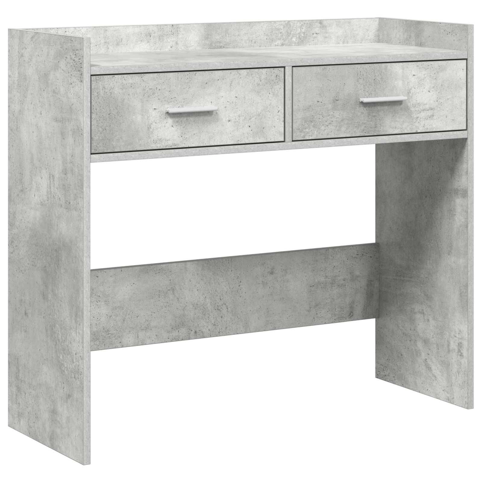 vidaXL Konsola Betonowy szary 90 x 35 x 80 cm Drewno inżynieryjne