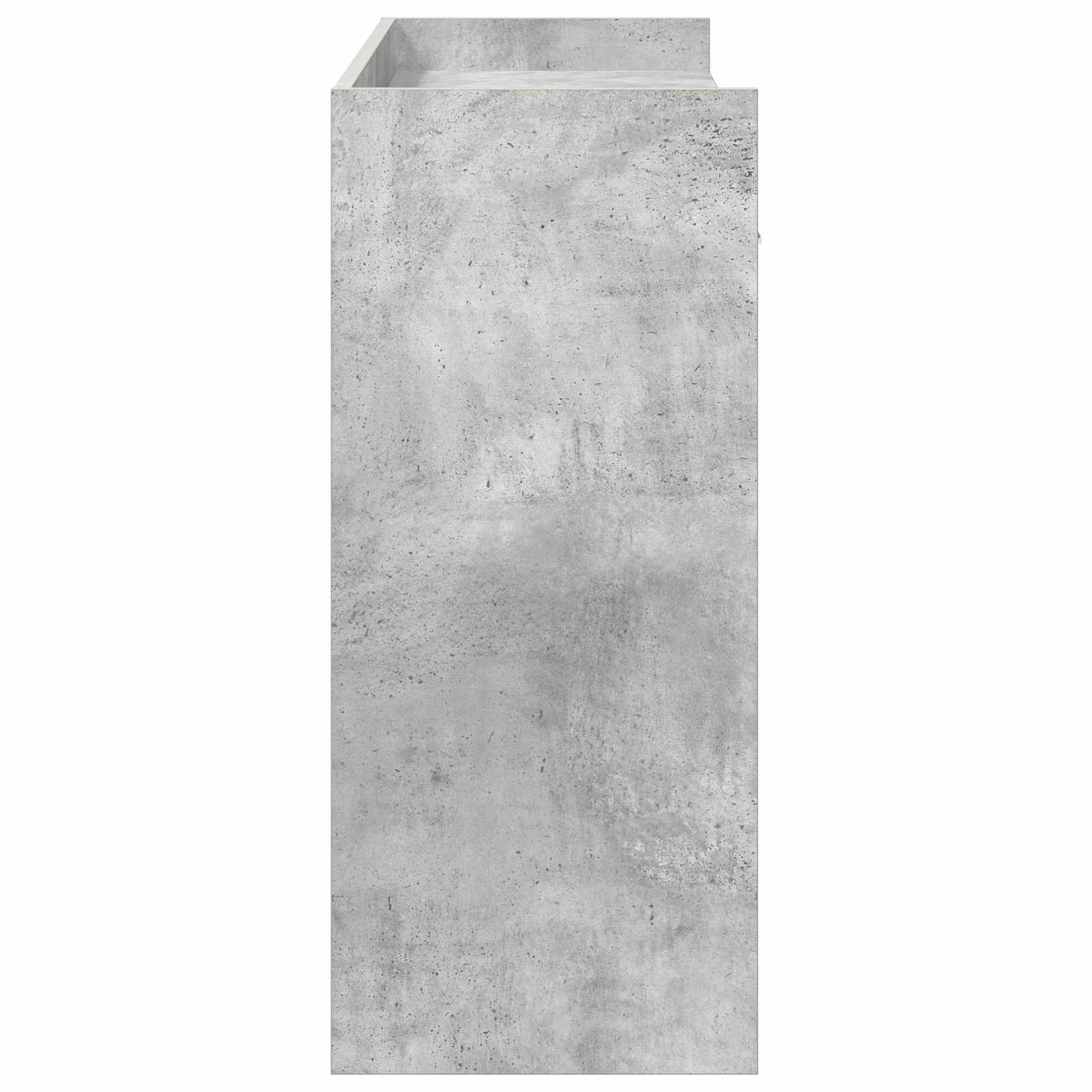 vidaXL Konsola Betonowy szary 90 x 35 x 80 cm Drewno inżynieryjne