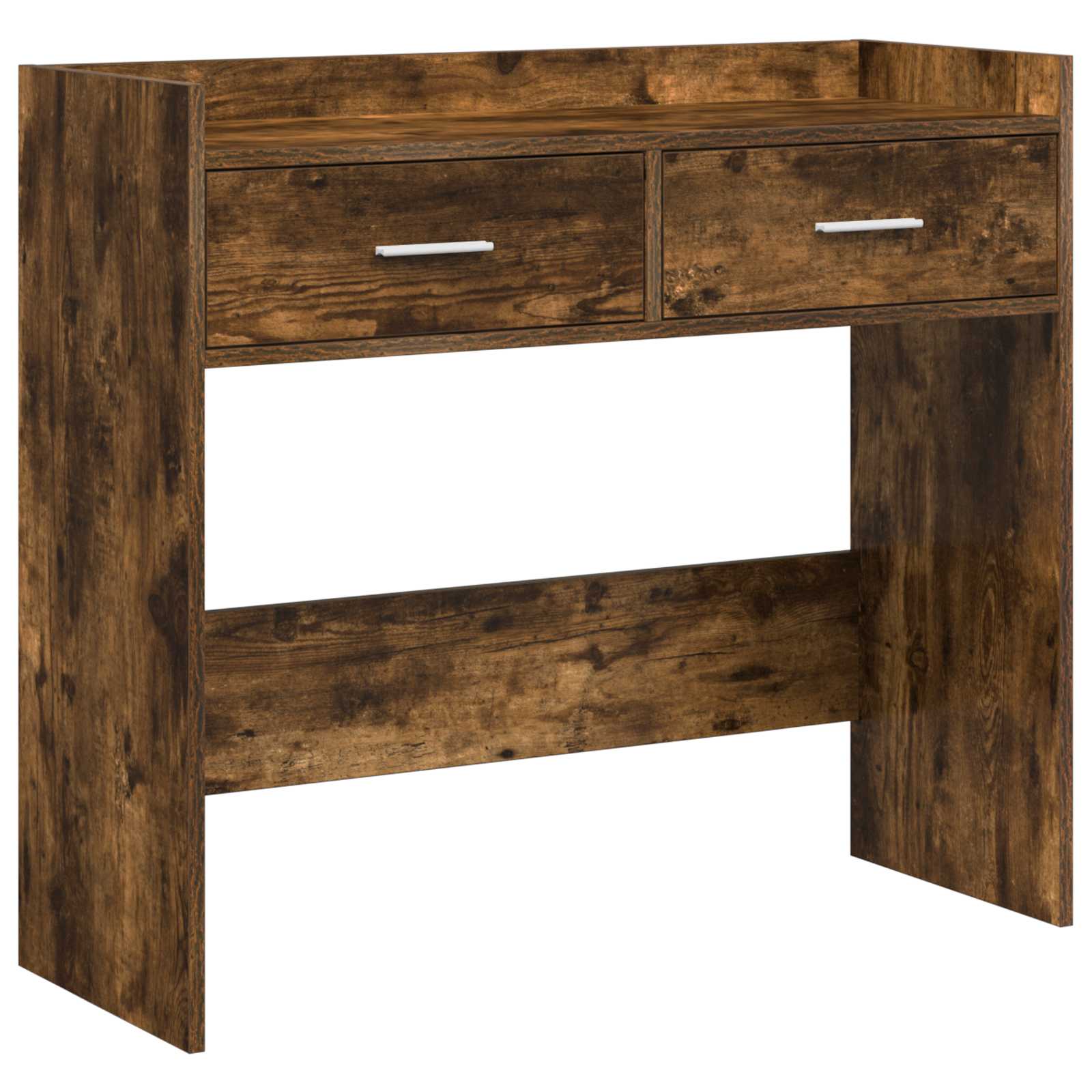 vidaXL Konsola Dąb wędzony 90 x 35 x 80 cm Drewno inżynieryjne