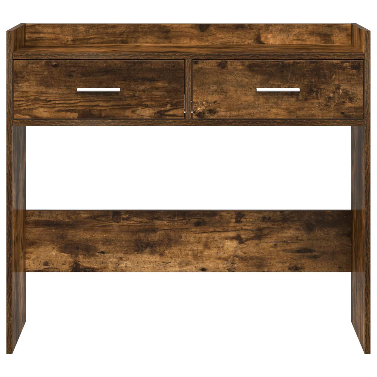 vidaXL Konsola Dąb wędzony 90 x 35 x 80 cm Drewno inżynieryjne