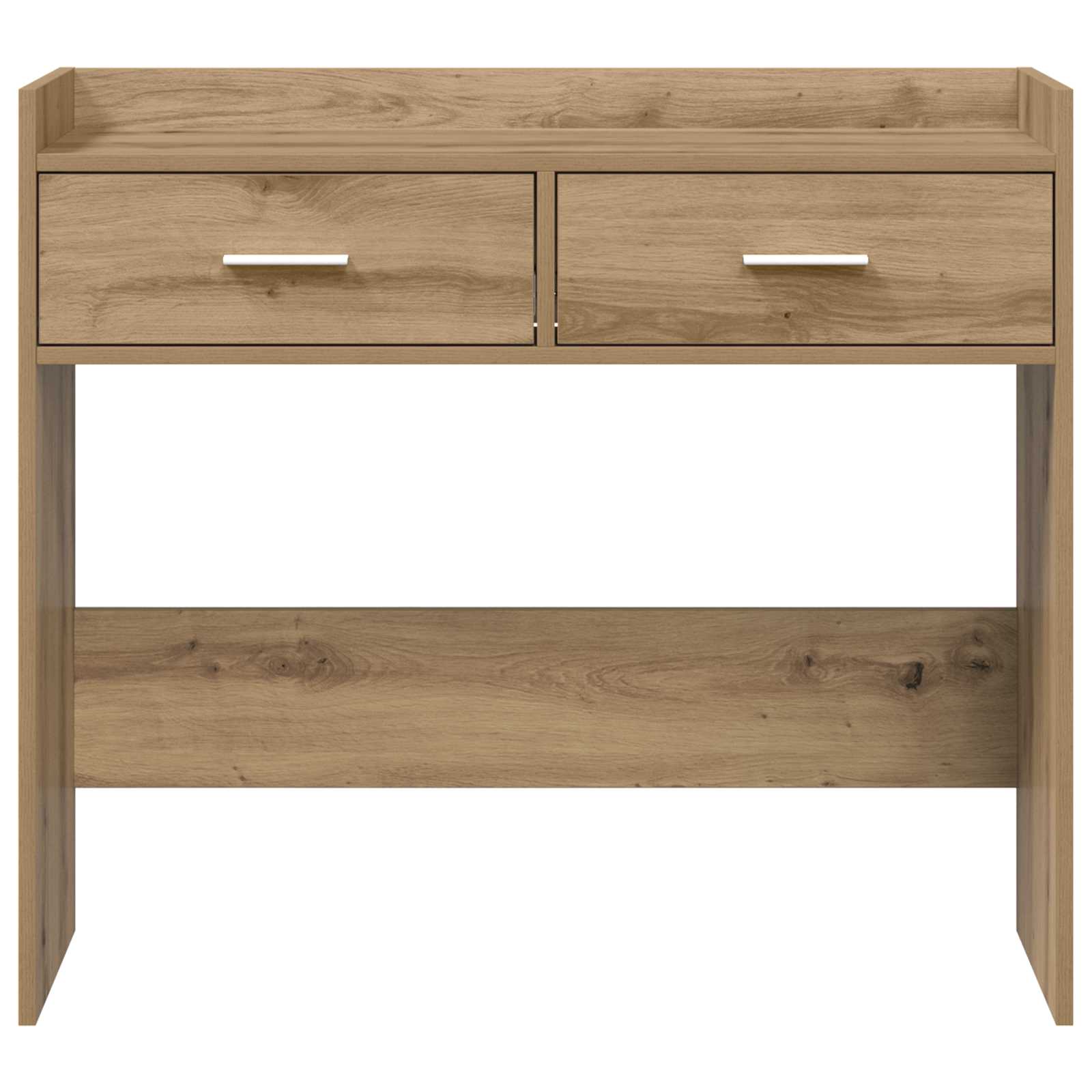 vidaXL Konsola Dąb artisan 90 x 35 x 80 cm Drewno inżynieryjne