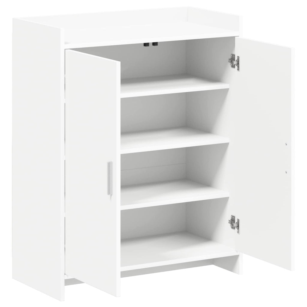 vidaXL Szafka na buty Biały 73,5 x 36 x 92 cm Drewno inżynieryjne