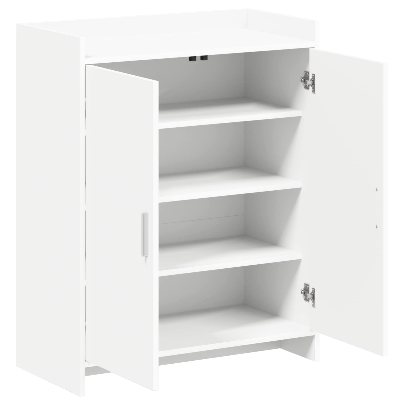 vidaXL Szafka na buty Biały 73,5 x 36 x 92 cm Drewno inżynieryjne