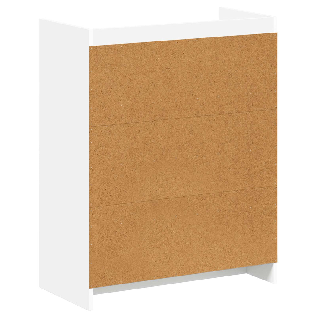 vidaXL Szafka na buty Biały 73,5 x 36 x 92 cm Drewno inżynieryjne