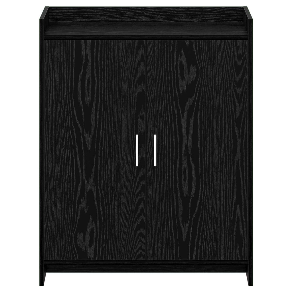 vidaXL Szafka na buty Czarny dąb 73,5 x 36 x 92 cm Drewno inżynieryjne