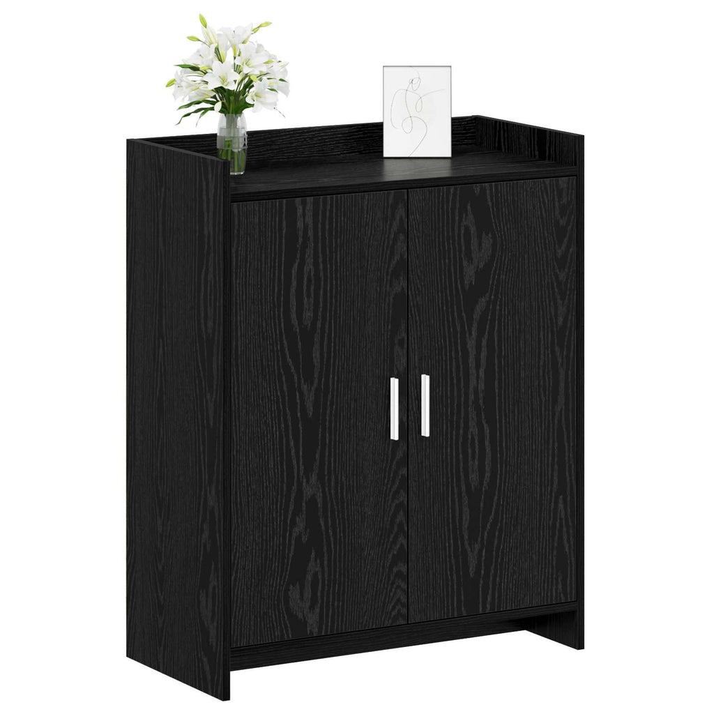vidaXL Szafka na buty Czarny dąb 73,5 x 36 x 92 cm Drewno inżynieryjne
