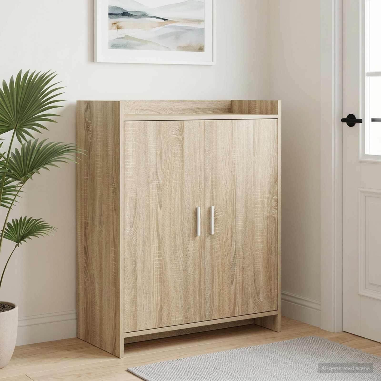 vidaXL Szafka na buty dąb Sonoma 73,5 x 36 x 92 cm Drewno inżynieryjne