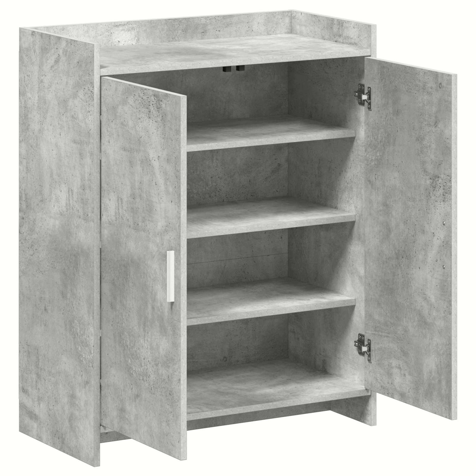 vidaXL Szafka na buty z drzwiami Betonowy szary 73,5 x 36 x 92 cm