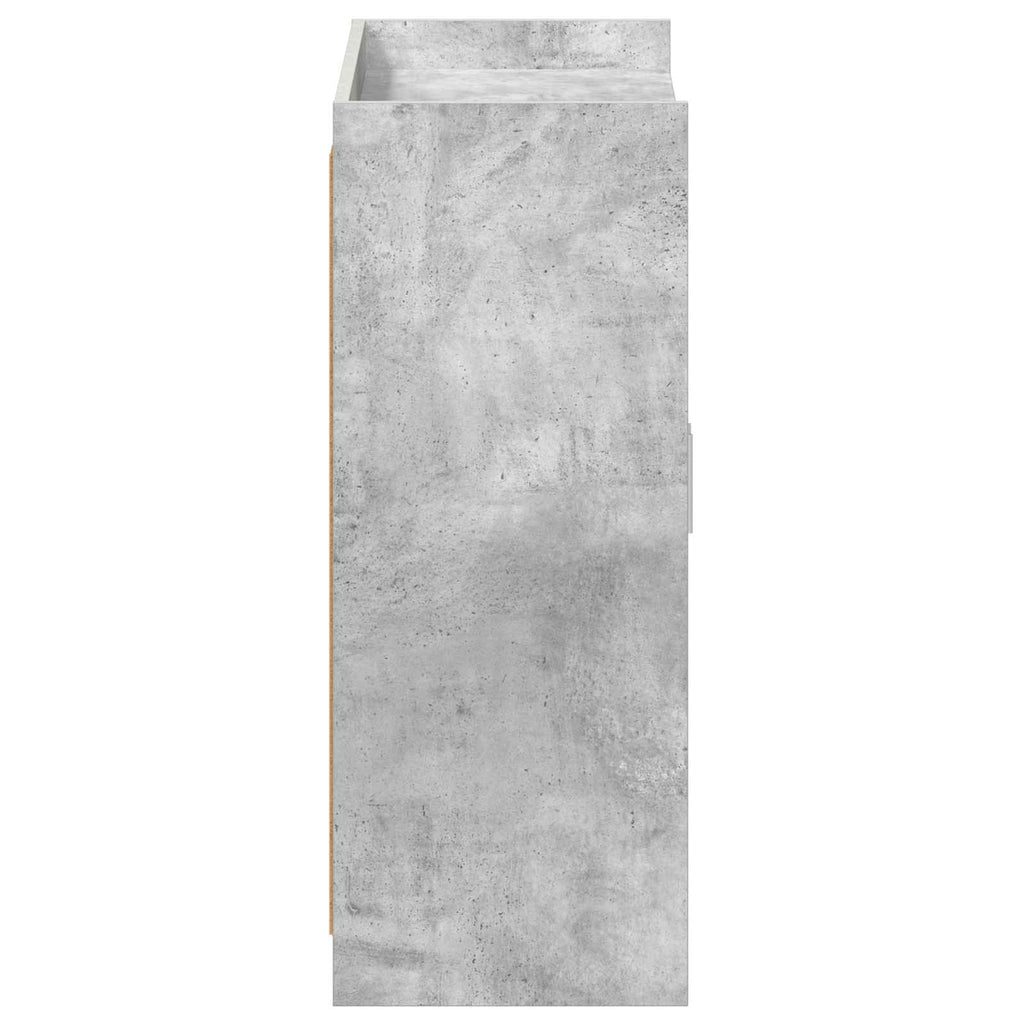 vidaXL Szafka na buty z drzwiami Betonowy szary 73,5 x 36 x 92 cm