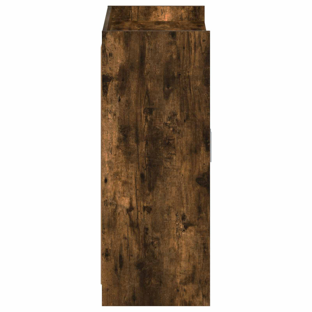 vidaXL Szafka na buty z przechowywaniem Dąb wędzony 73,5 x 36 x 92 cm
