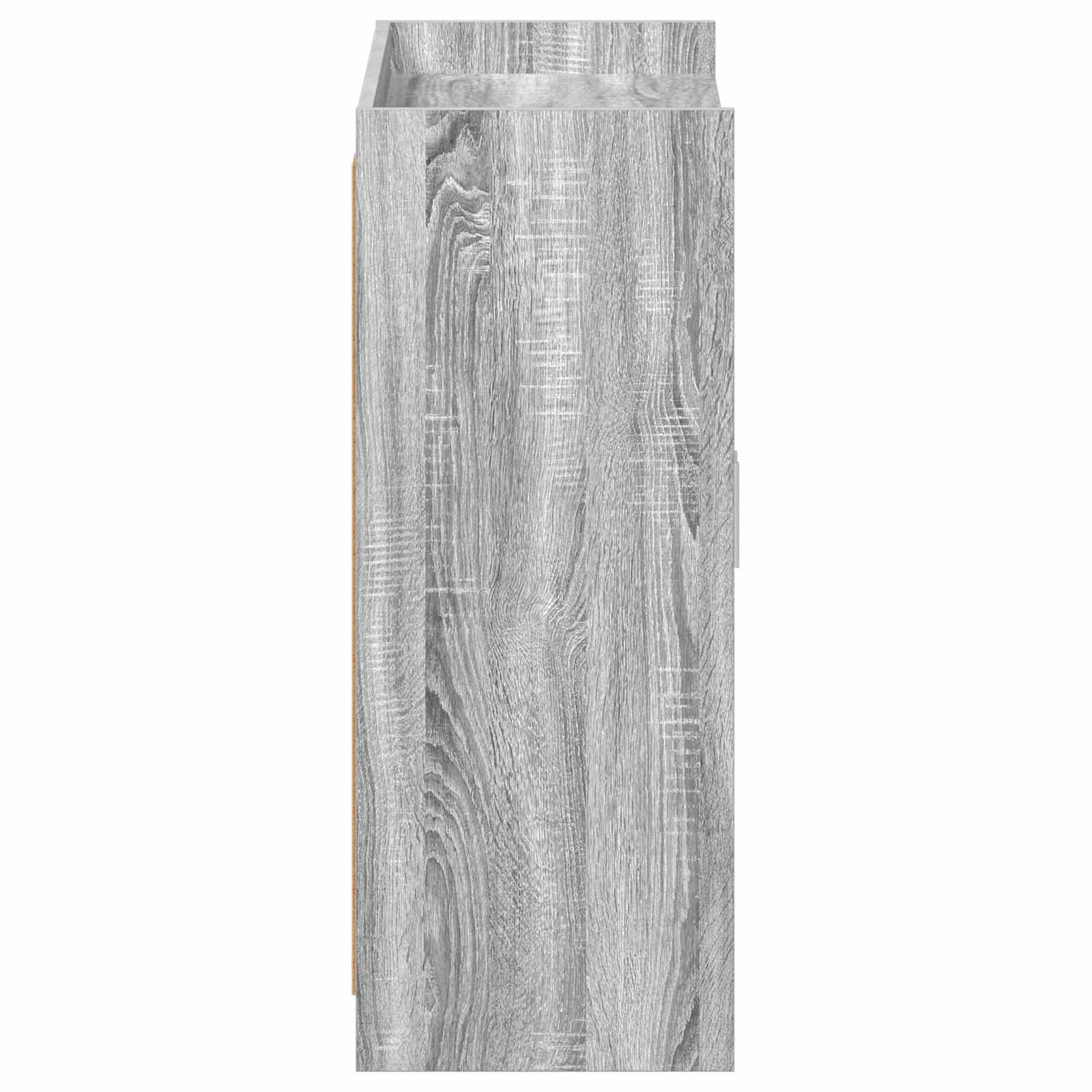 vidaXL Szafka na buty z przechowywaniem Szary Sonoma 73,5 x 36 x 92 cm