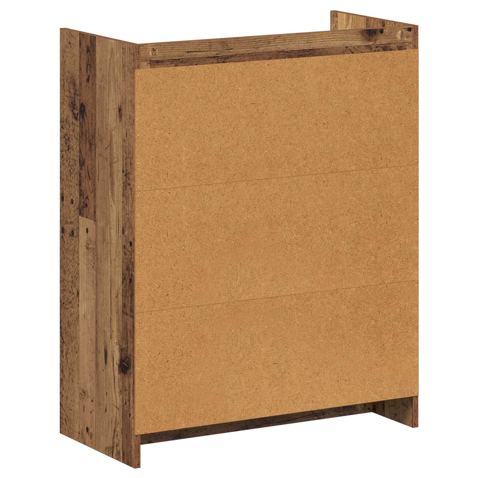 vidaXL Szafka na buty z przechowywaniem Stare drewno 73,5 x 36 x 92 cm