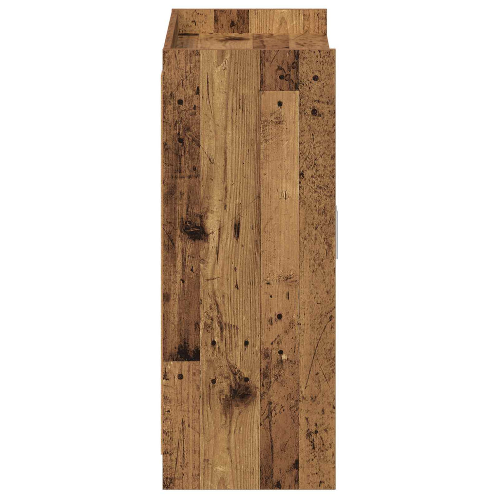 vidaXL Szafka na buty z przechowywaniem Stare drewno 73,5 x 36 x 92 cm