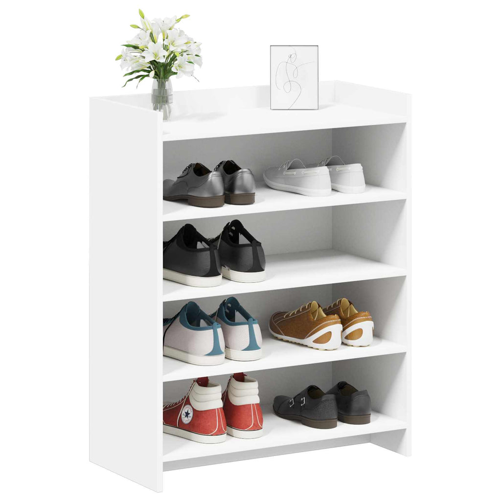 vidaXL Szafka na buty Biały 73,5 x 36 x 92 cm Drewno inżynieryjne