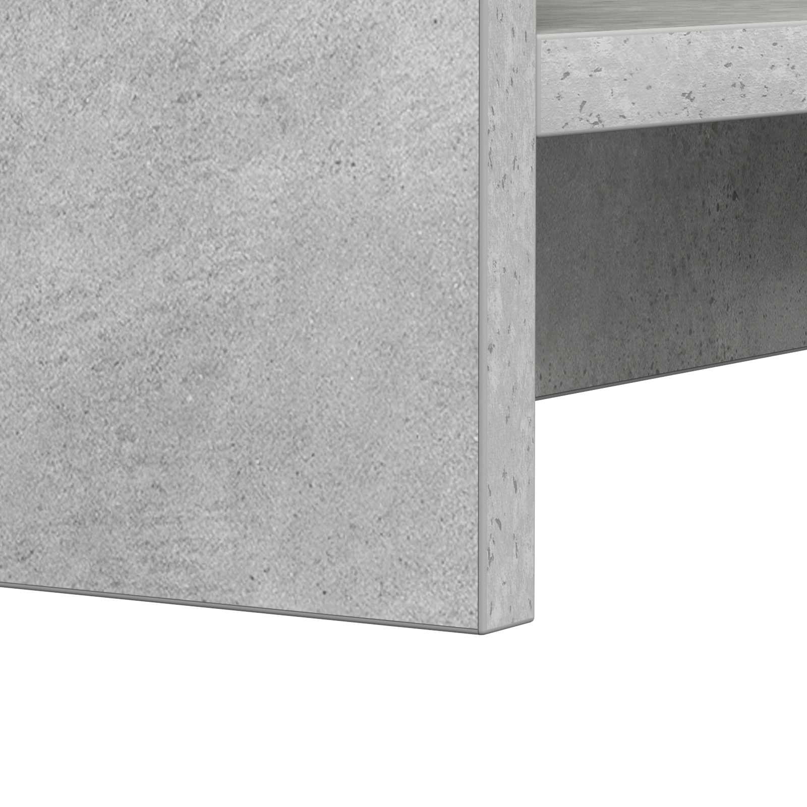 vidaXL Szafka na buty Betonowy szary 73,5 x 36 x 92 cm
