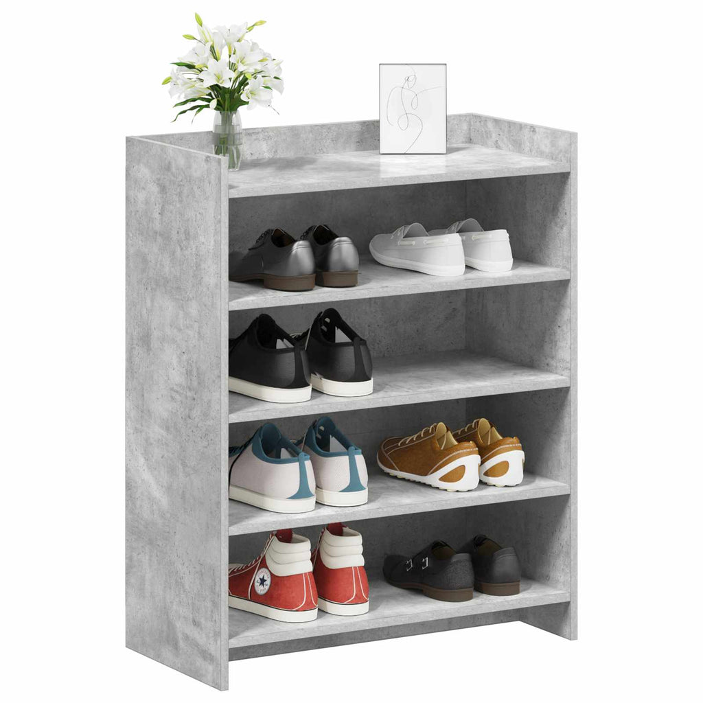 vidaXL Szafka na buty Betonowy szary 73,5 x 36 x 92 cm