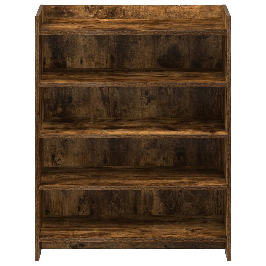 vidaXL Szafka na buty z przechowywaniem Dąb wędzony 73,5 x 36 x 92 cm