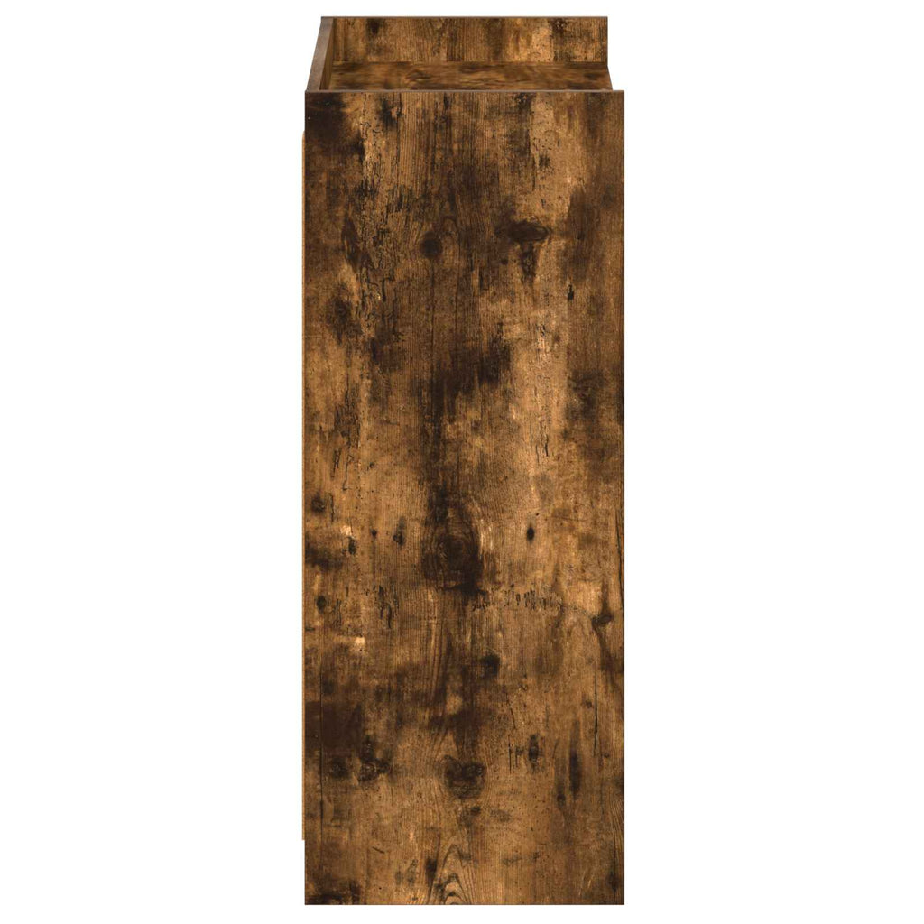 vidaXL Szafka na buty z przechowywaniem Dąb wędzony 73,5 x 36 x 92 cm