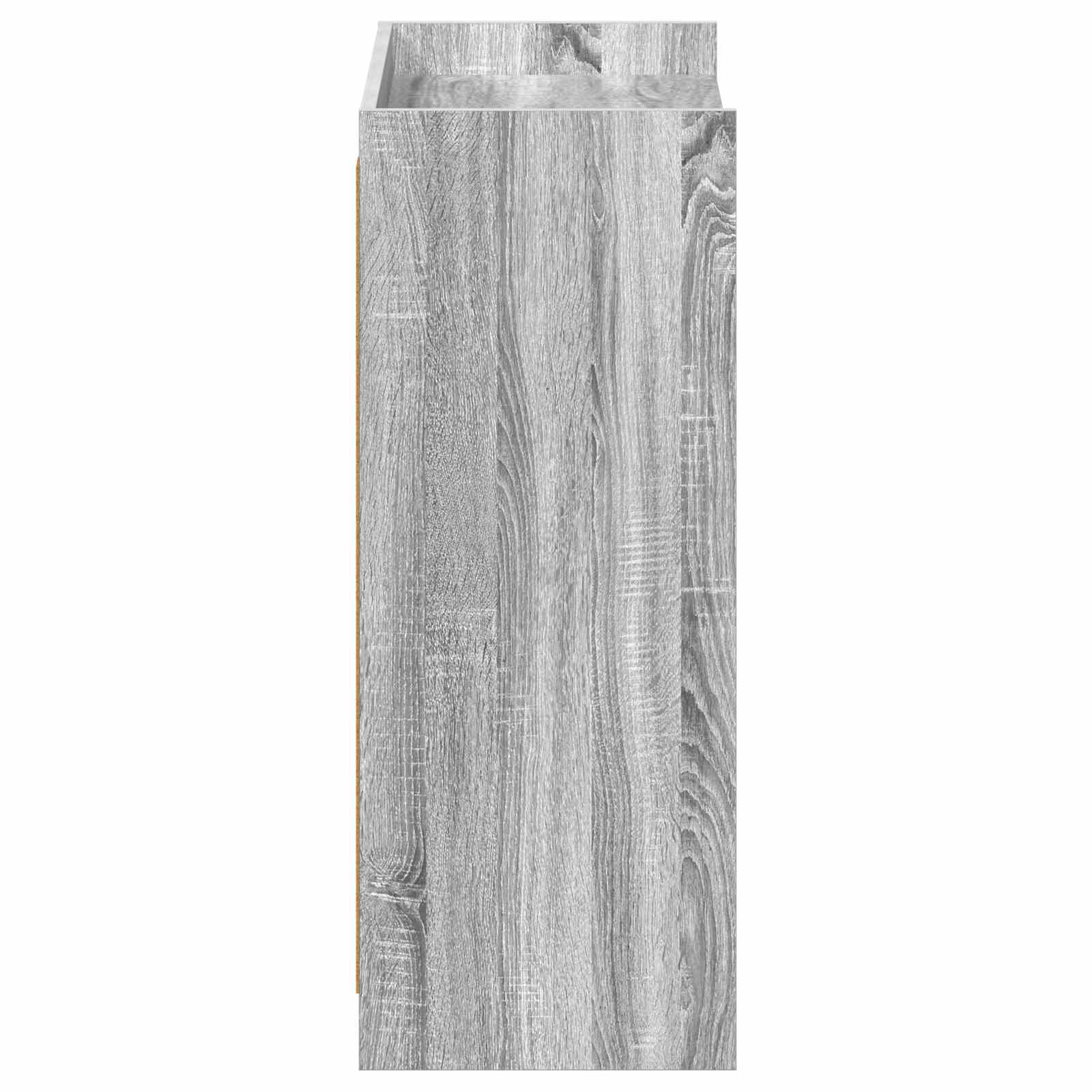 vidaXL Szafka na buty z przechowywaniem Szary Sonoma 73,5 x 36 x 92 cm