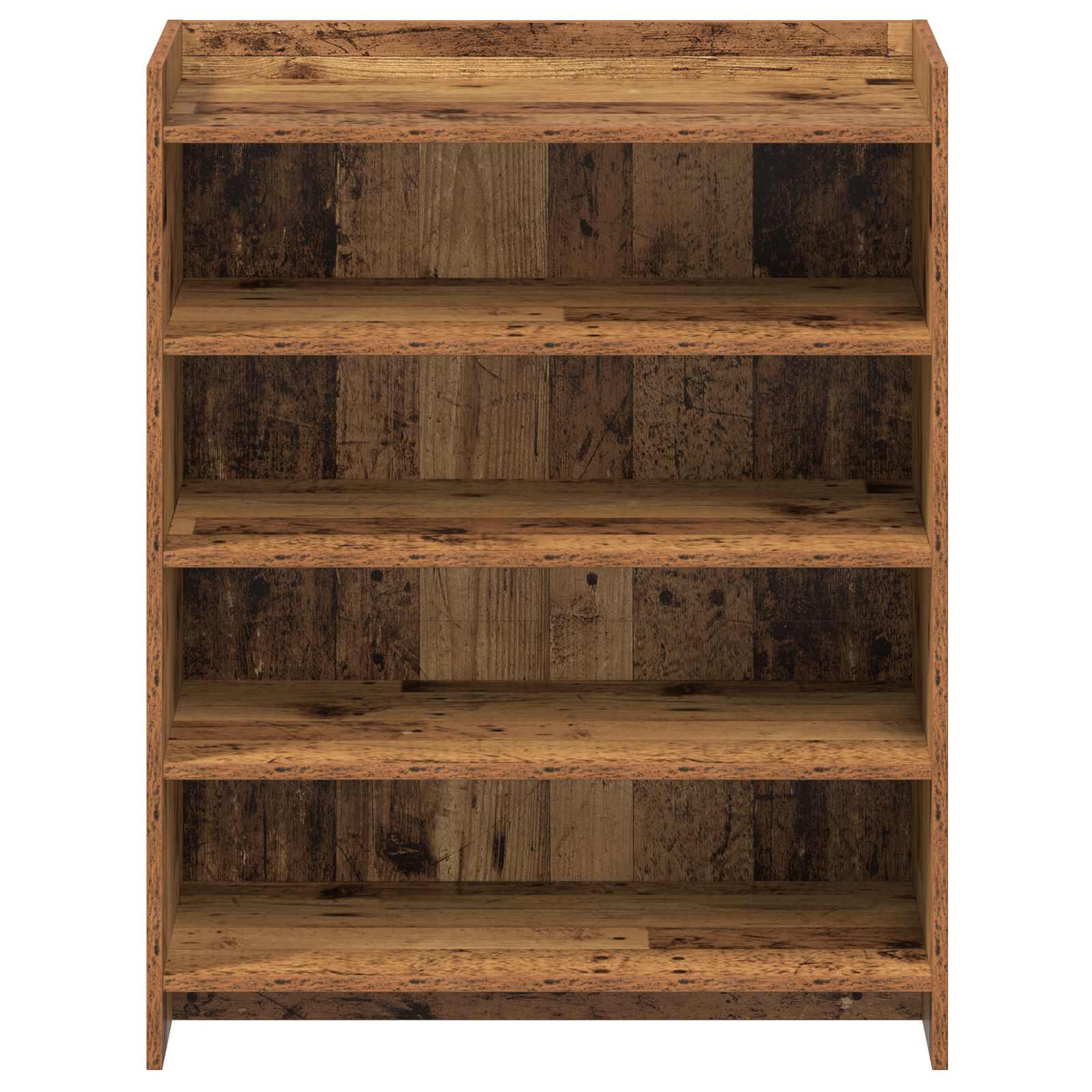 vidaXL Szafka na buty z przechowywaniem Stare drewno 73,5 x 36 x 92 cm
