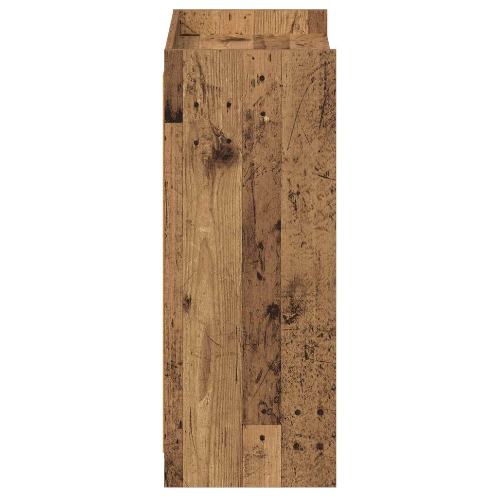 vidaXL Szafka na buty z przechowywaniem Stare drewno 73,5 x 36 x 92 cm