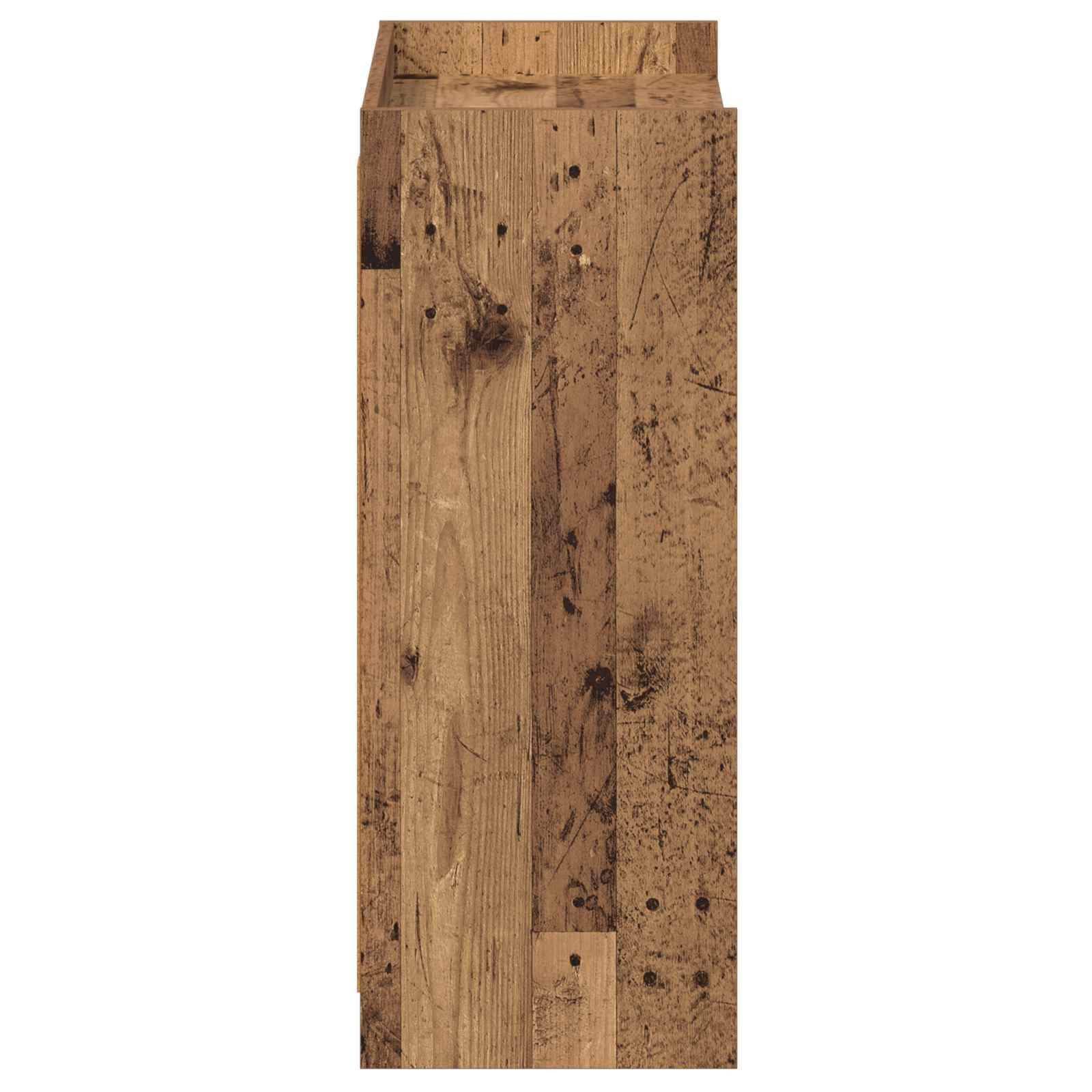vidaXL Szafka na buty z przechowywaniem Stare drewno 73,5 x 36 x 92 cm
