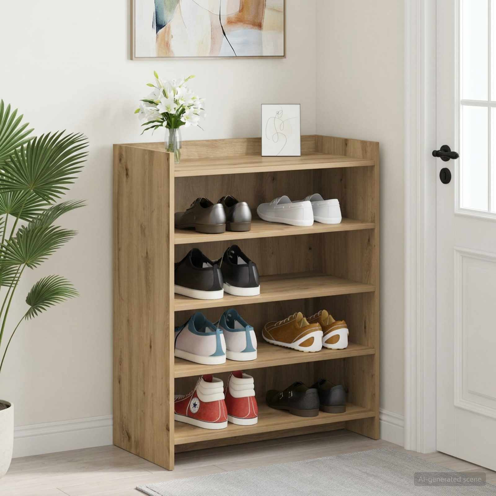 vidaXL Szafka na buty 73,5 x 36 x 92 cm Drewno inżynieryjne