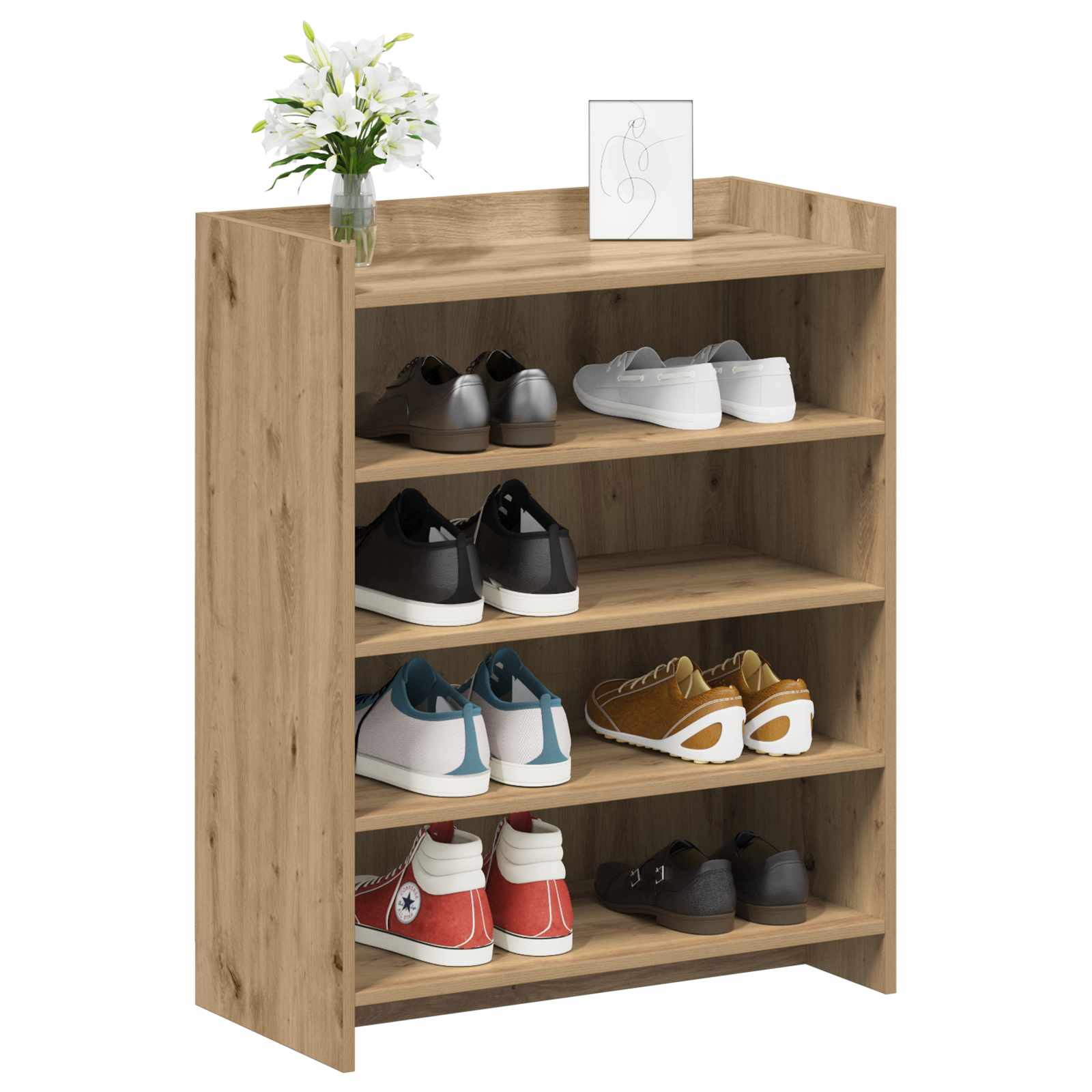 vidaXL Szafka na buty 73,5 x 36 x 92 cm Drewno inżynieryjne