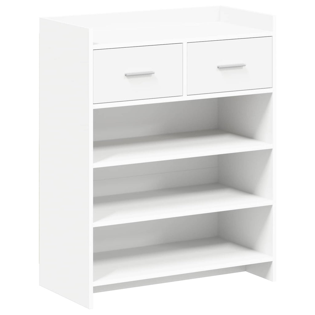vidaXL Szafka na buty Biały 73,5 x 36 x 92 cm Drewno inżynieryjne