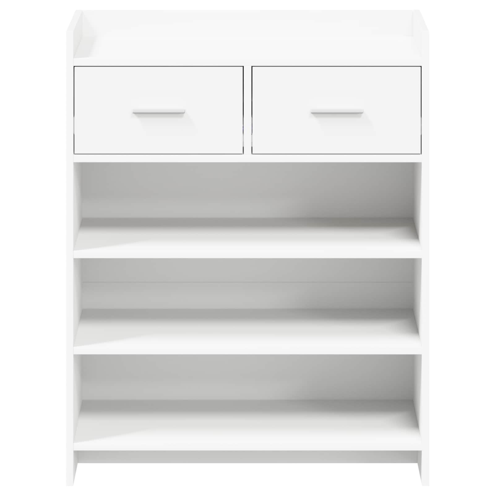 vidaXL Szafka na buty Biały 73,5 x 36 x 92 cm Drewno inżynieryjne