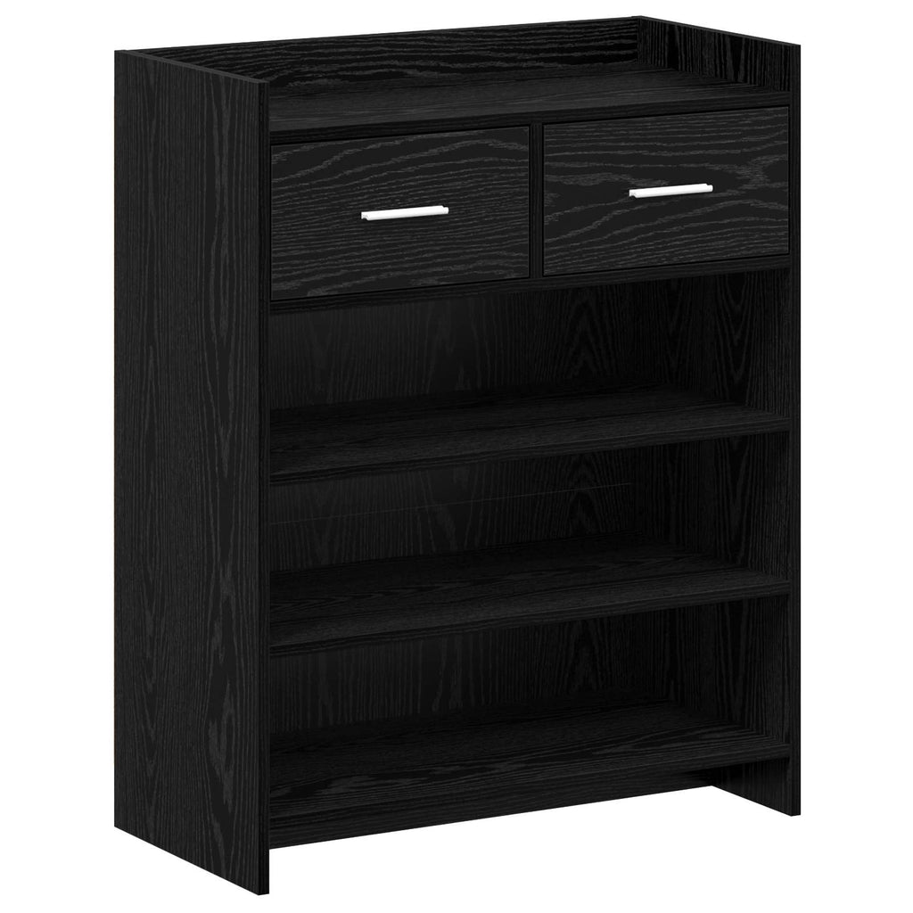 vidaXL Szafka na buty Czarny dąb 73,5 x 36 x 92 cm Drewno inżynieryjne