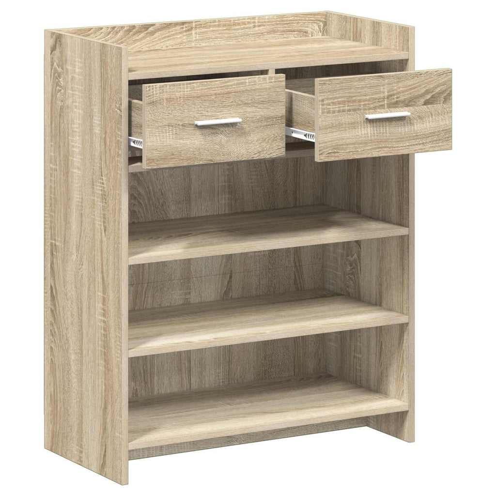 vidaXL Szafka na buty dąb Sonoma 73,5 x 36 x 92 cm Drewno inżynieryjne
