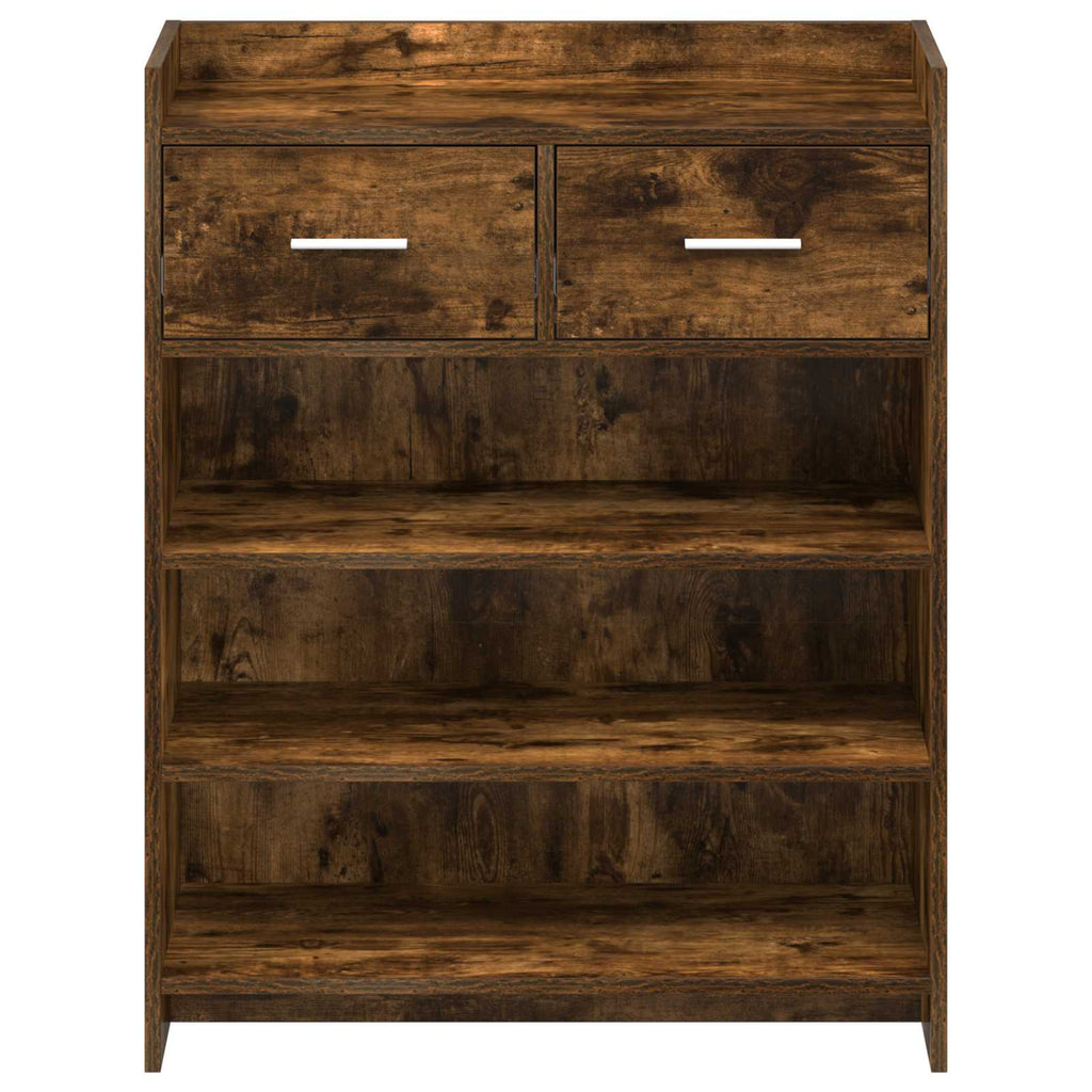 vidaXL Szafka na buty z szufladą Dąb wędzony 73,5 x 36 x 92 cm