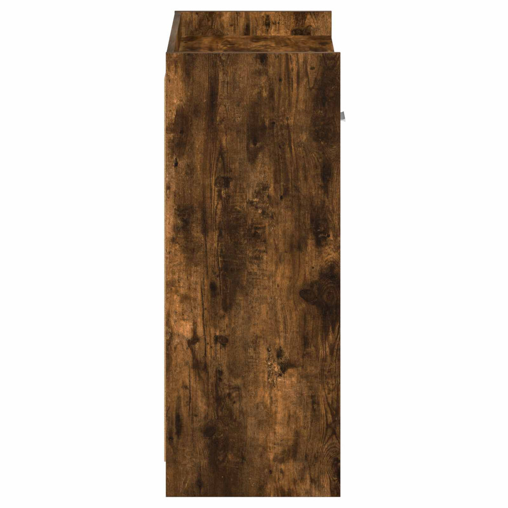 vidaXL Szafka na buty z szufladą Dąb wędzony 73,5 x 36 x 92 cm