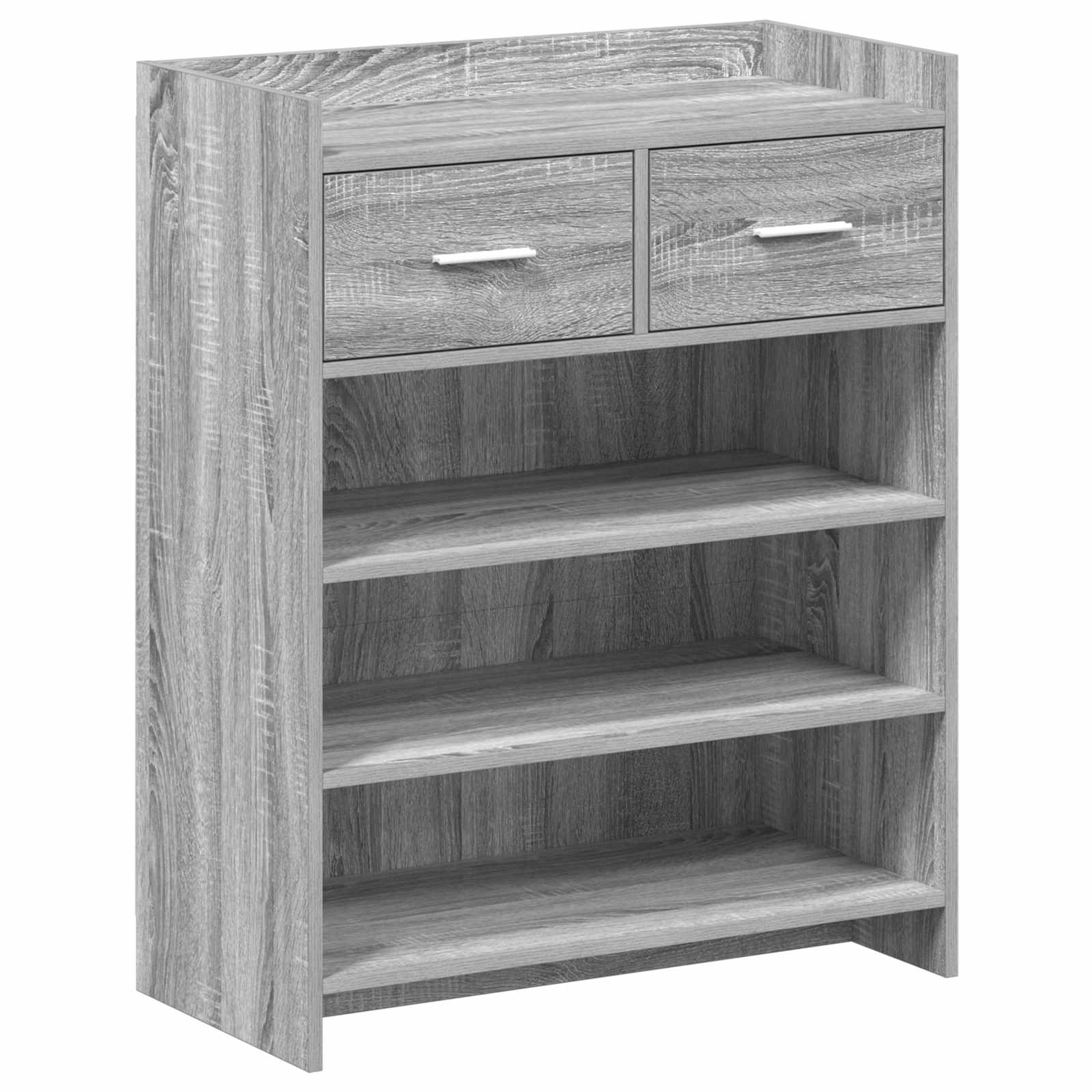 vidaXL Szafka na buty z szufladą Szary Sonoma 73,5 x 36 x 92 cm