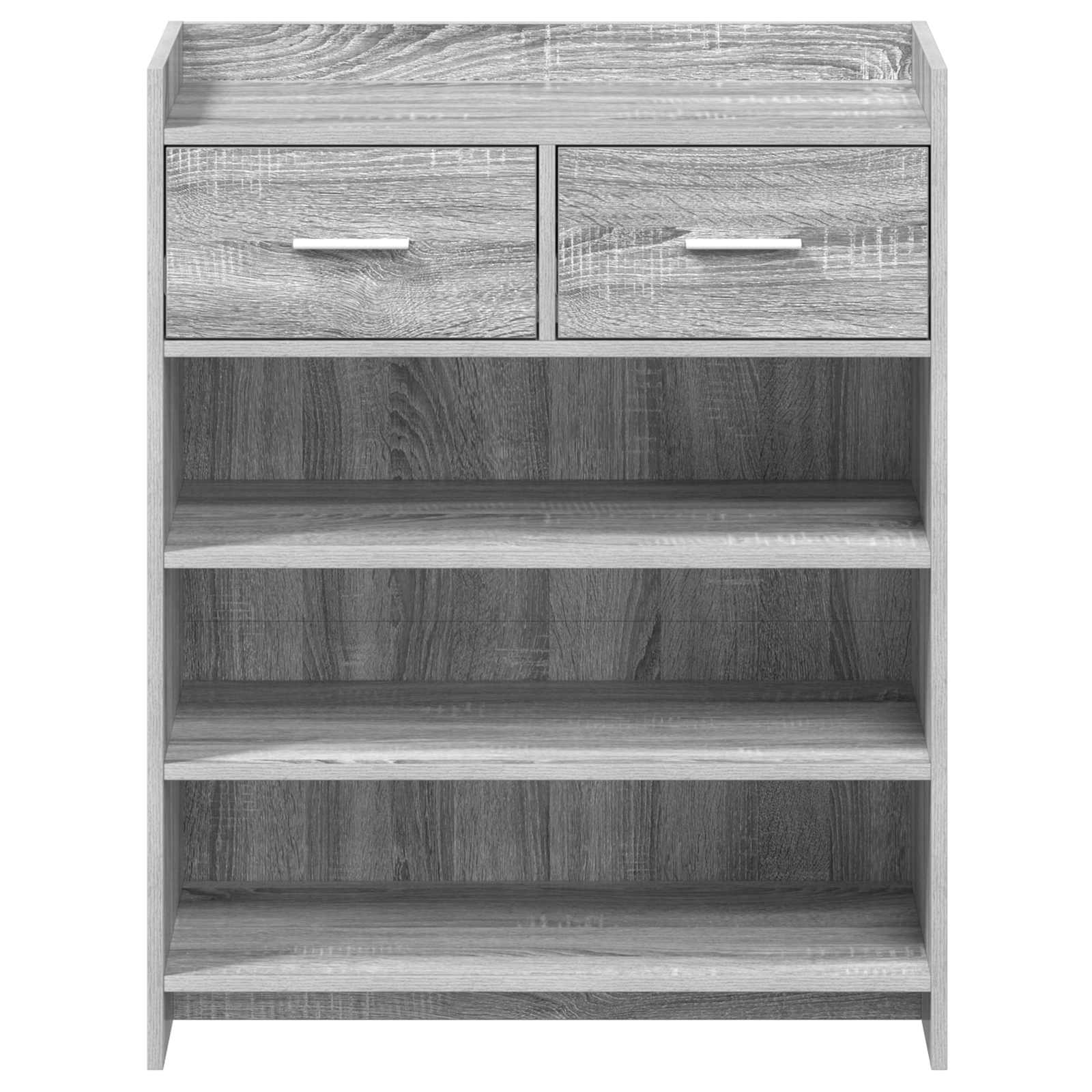 vidaXL Szafka na buty z szufladą Szary Sonoma 73,5 x 36 x 92 cm