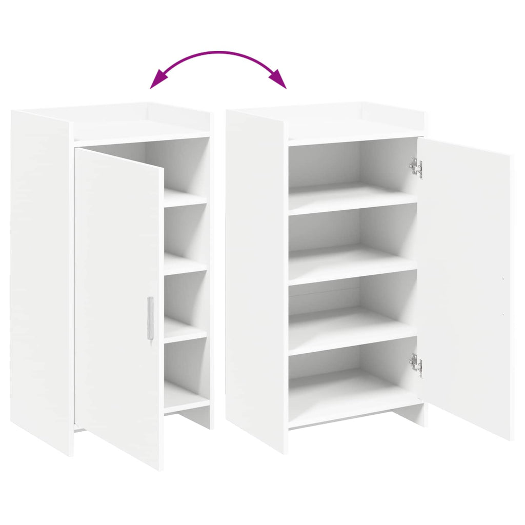 vidaXL Szafka na buty Biały 48 x 36 x 92 cm Drewno inżynieryjne