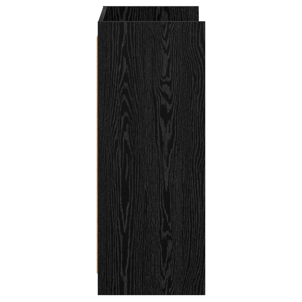 vidaXL Szafka na buty Czarny dąb 48 x 36 x 92 cm Drewno inżynieryjne
