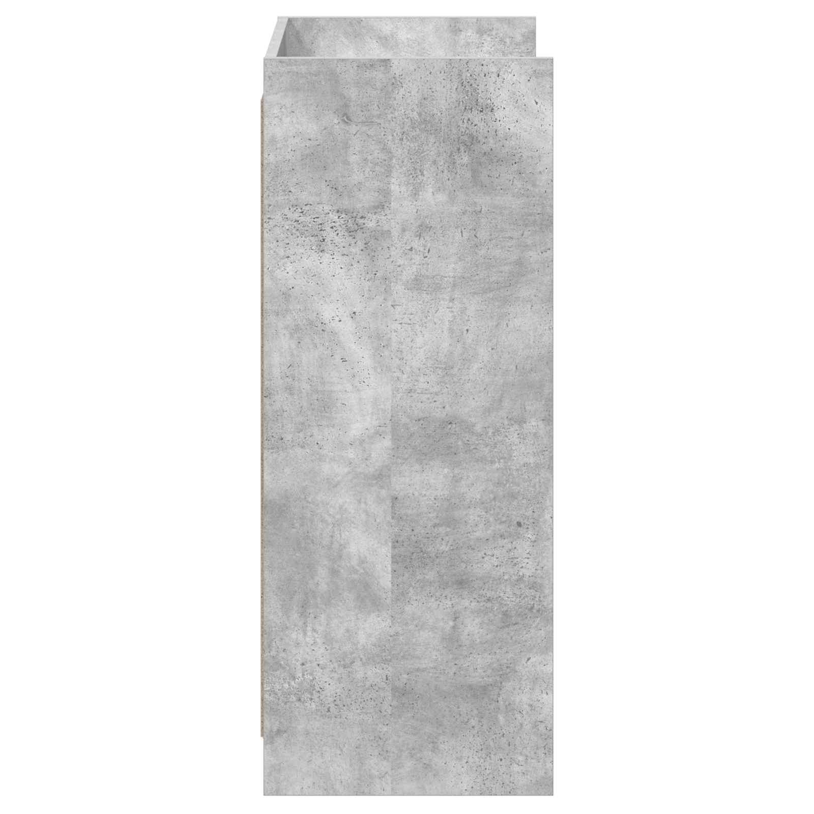 vidaXL Szafka na buty z przechowywaniem Betonowy szary 48 x 36 x 92 cm