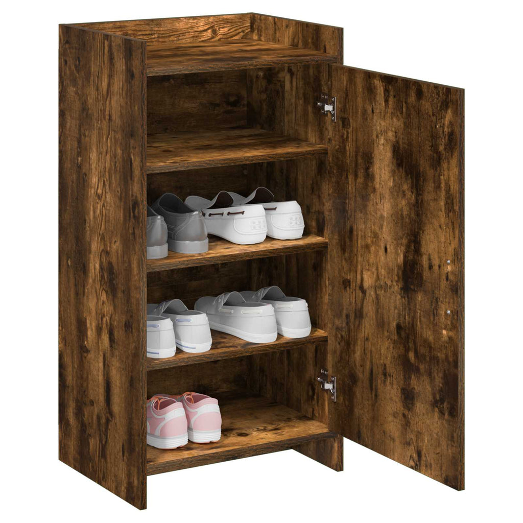 vidaXL Szafka na buty Dąb wędzony 48 x 36 x 92 cm Drewno inżynieryjne