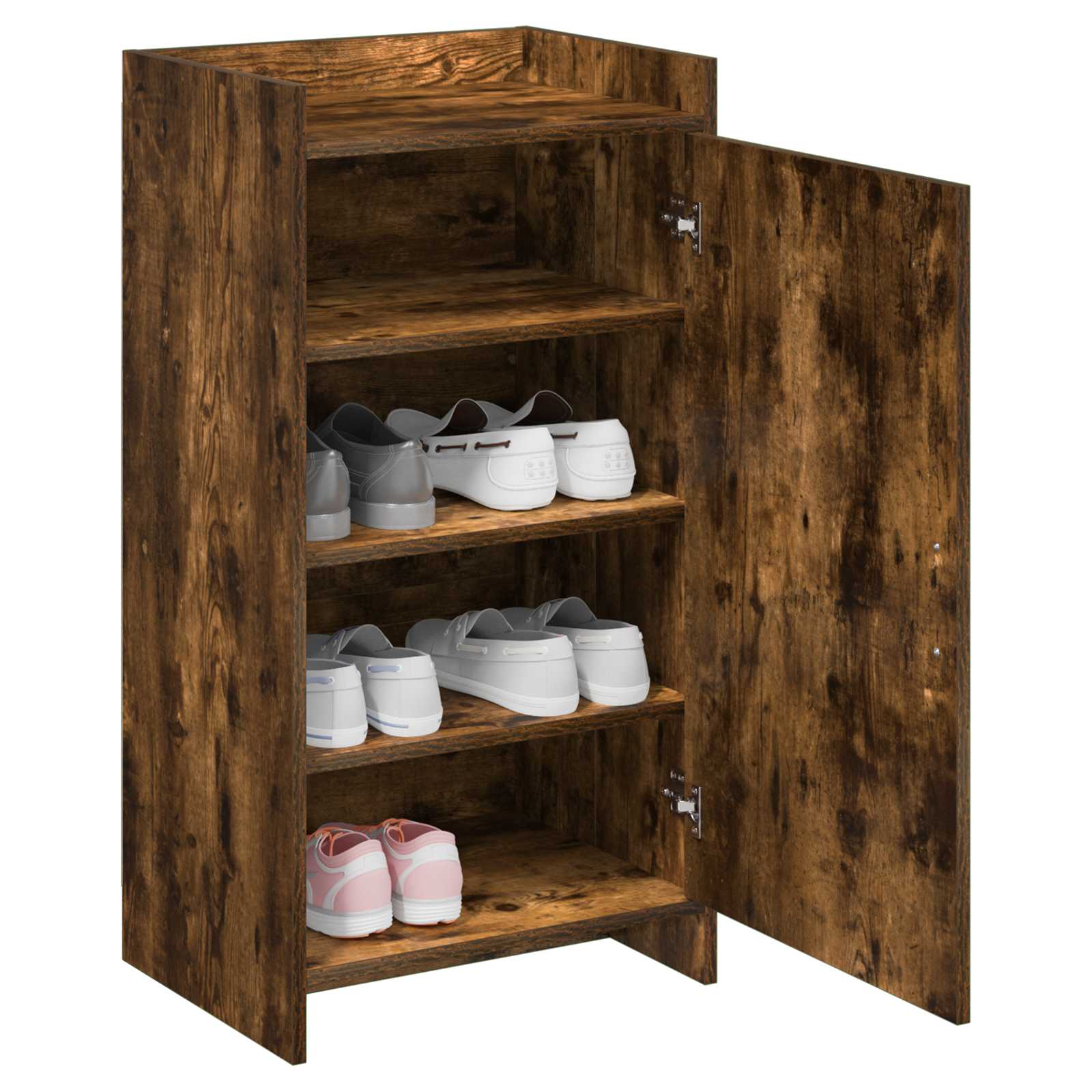 vidaXL Szafka na buty Dąb wędzony 48 x 36 x 92 cm Drewno inżynieryjne