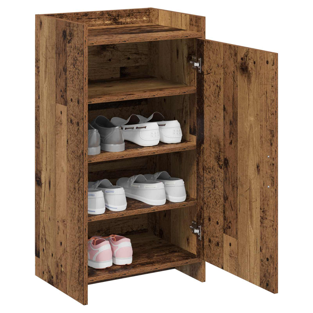 vidaXL Szafka na buty Stare drewno 48 x 36 x 92 cm Drewno inżynieryjne