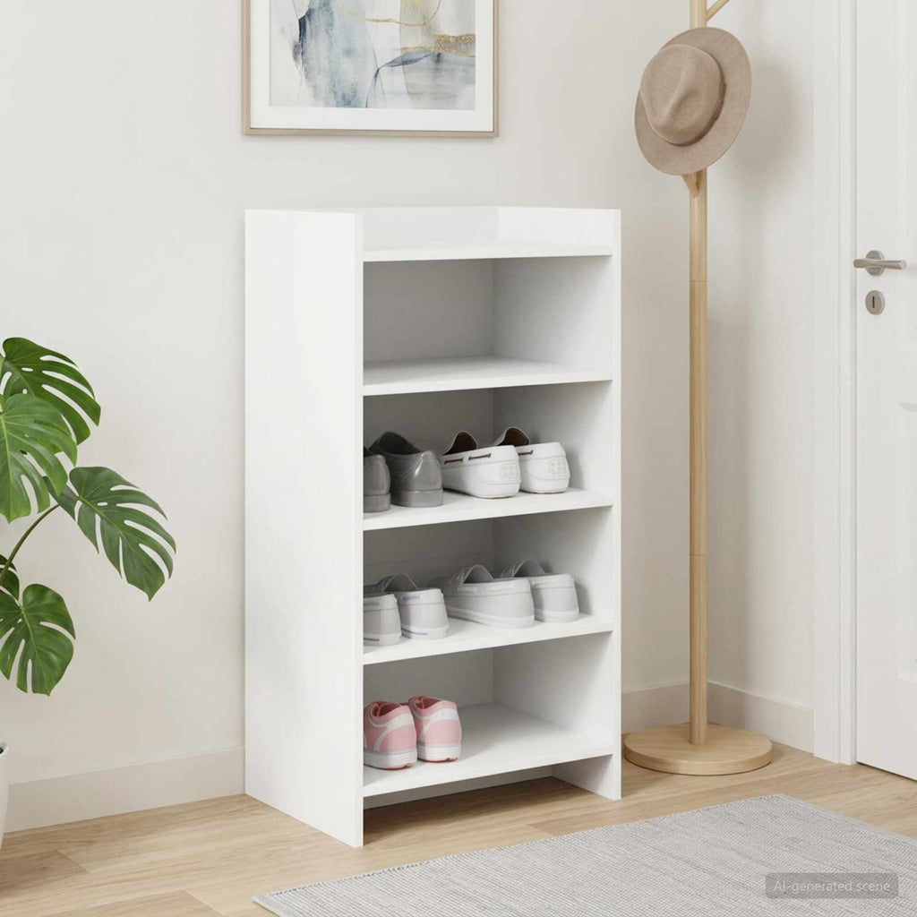 vidaXL Szafka na buty Biały 48 x 36 x 92 cm Drewno inżynieryjne