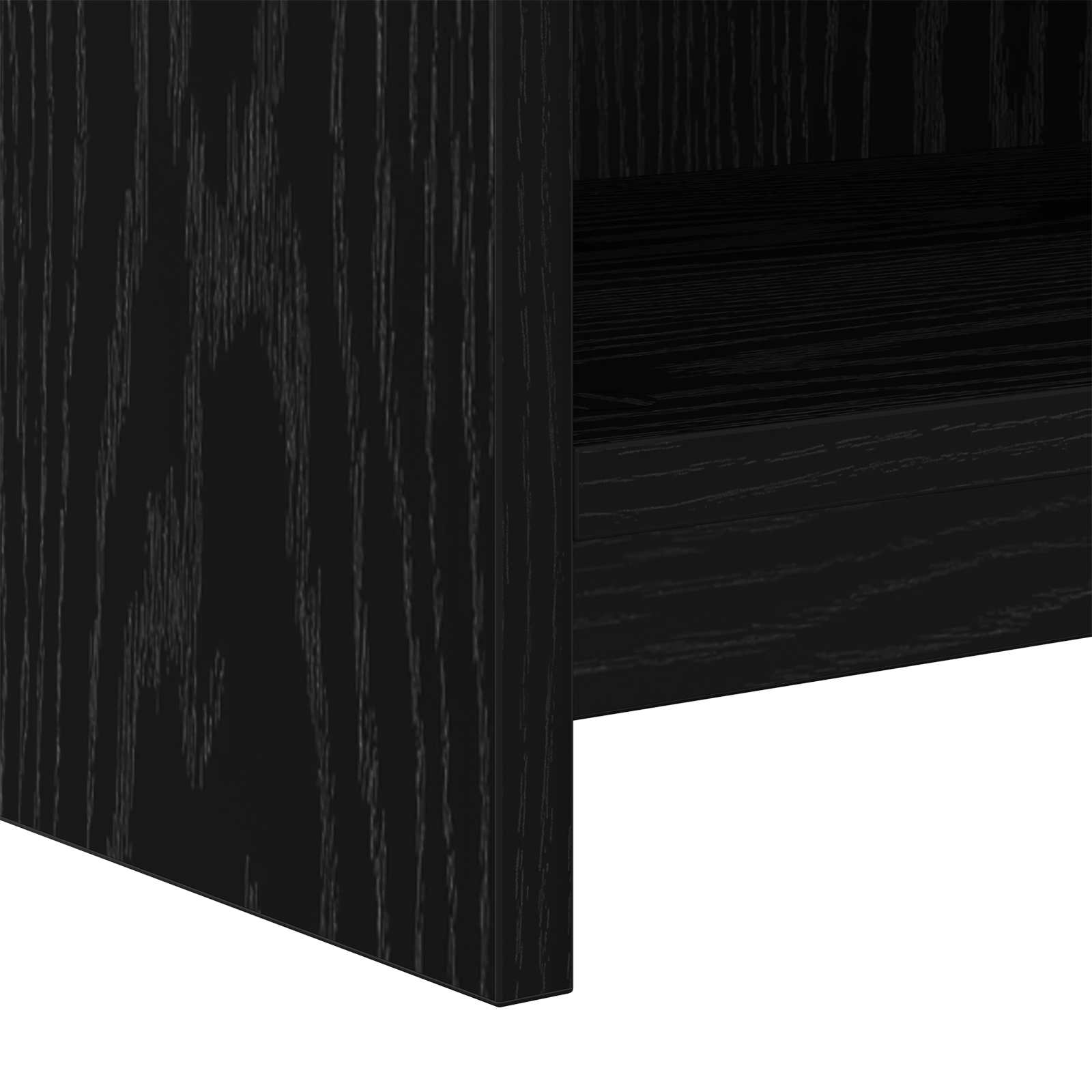 vidaXL Szafka na buty Czarny dąb 48 x 36 x 92 cm Drewno inżynieryjne