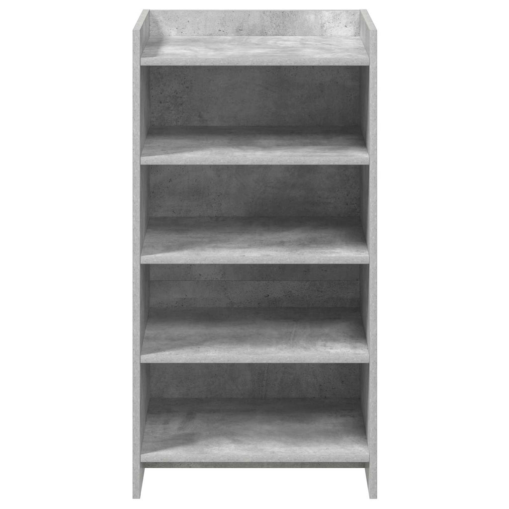 vidaXL Szafka na buty z przechowywaniem Betonowy szary 48 x 36 x 92 cm