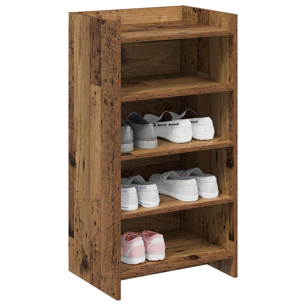 vidaXL Szafka na buty Stare drewno 48 x 36 x 92 cm Drewno inżynieryjne