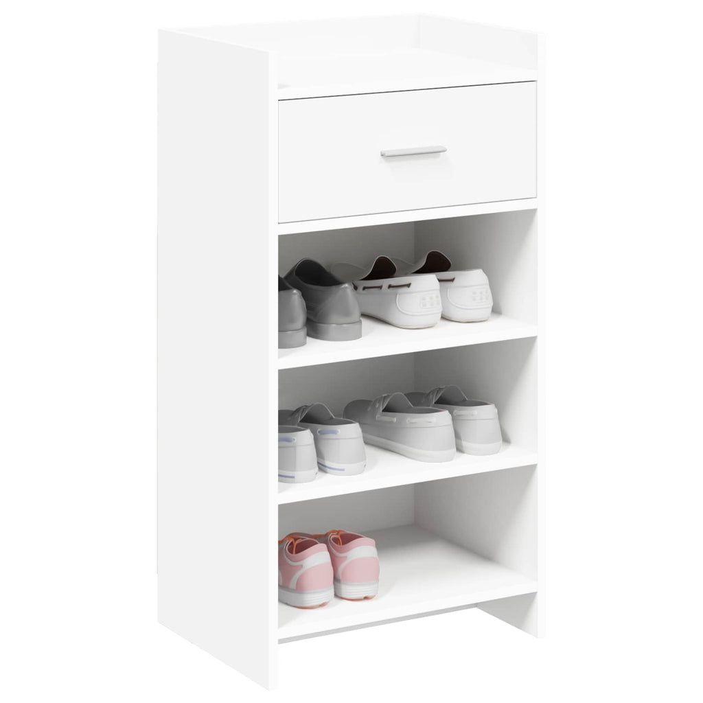 vidaXL Szafka na buty Biały 48 x 36 x 92 cm Drewno inżynieryjne