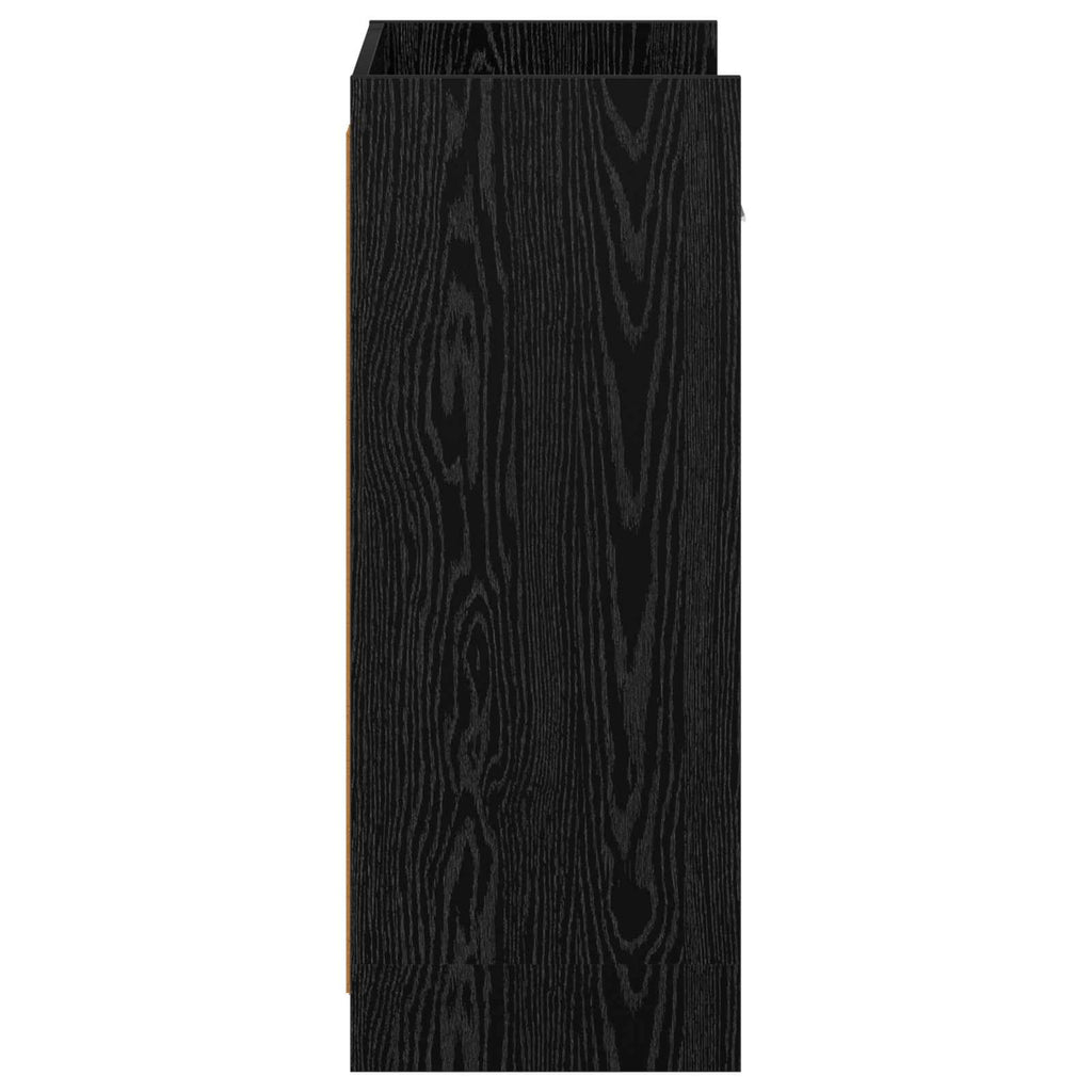 vidaXL Szafka na buty Czarny dąb 48 x 36 x 92 cm Drewno inżynieryjne