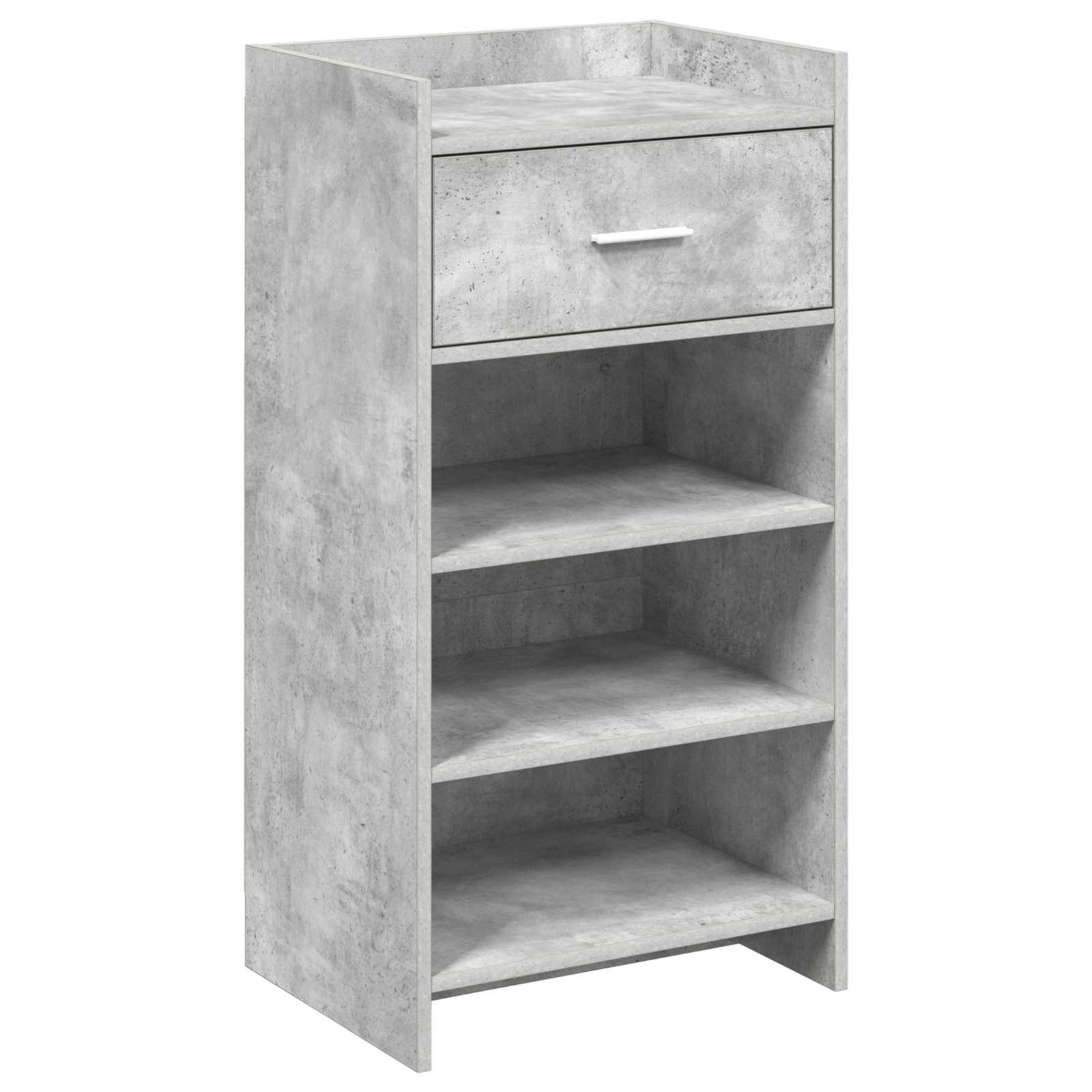 vidaXL Szafka na buty z szufladą Betonowy szary 48 x 36 x 92 cm
