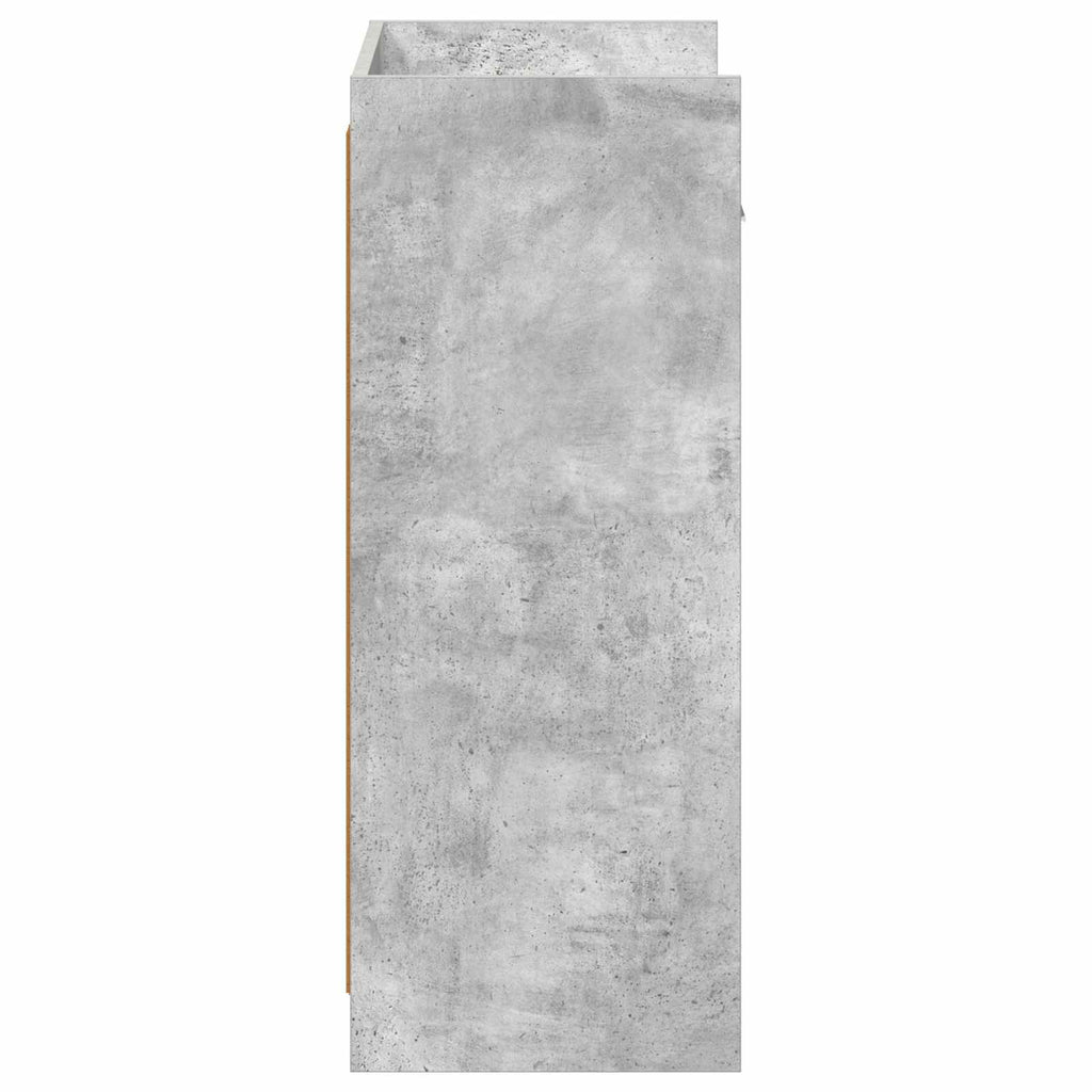 vidaXL Szafka na buty z szufladą Betonowy szary 48 x 36 x 92 cm
